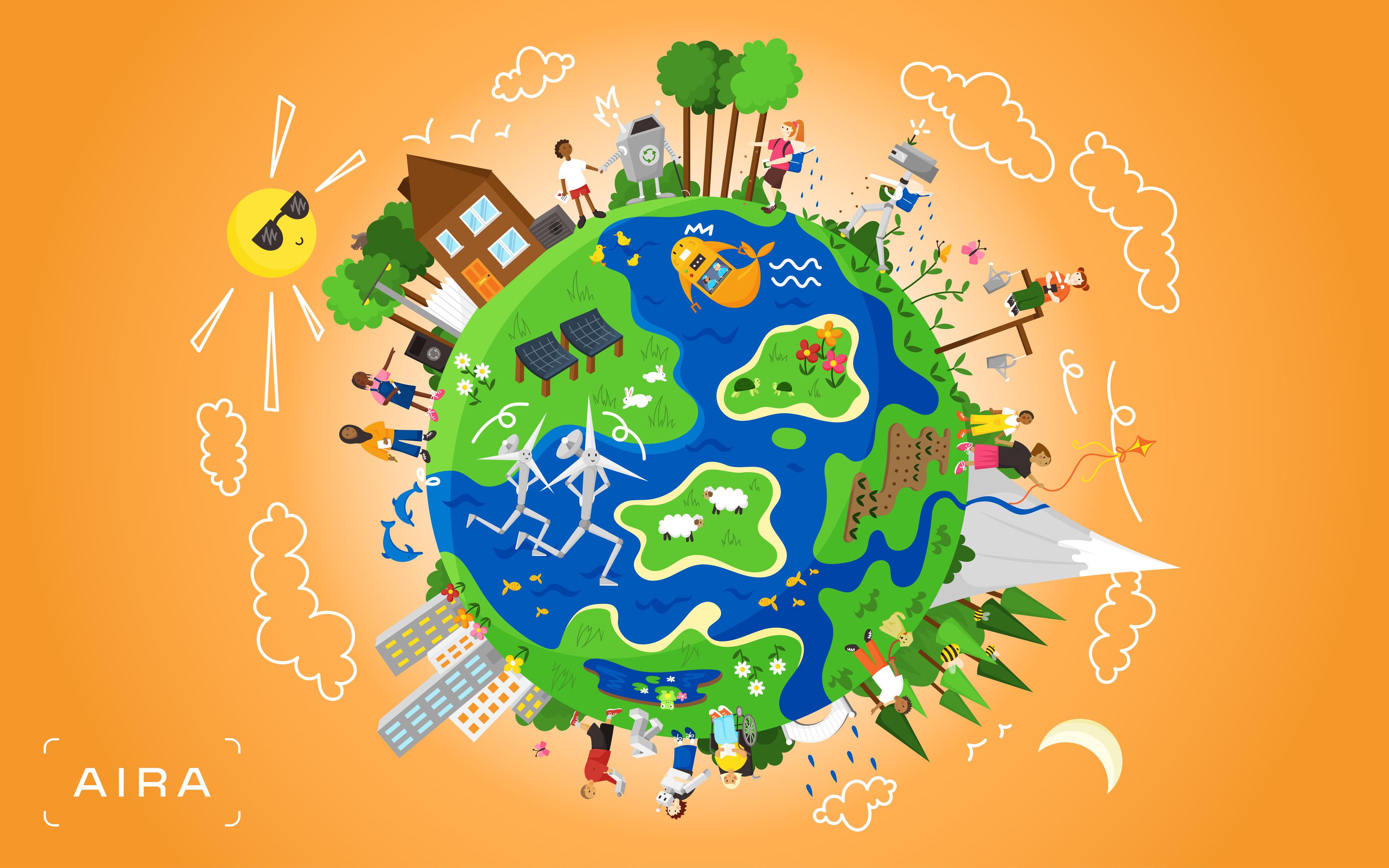 Junge Vorbilder: Aira-Umfrage zeigt, wie Kinder Erwachsene zum Klimaschutz bewegen