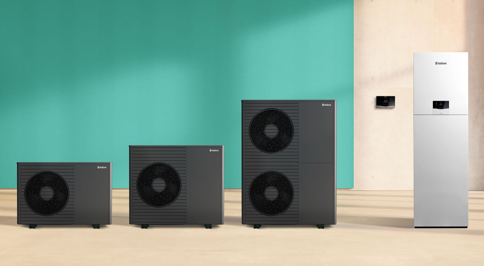 Vaillant Wärmepumpen in verschiedenen Größen